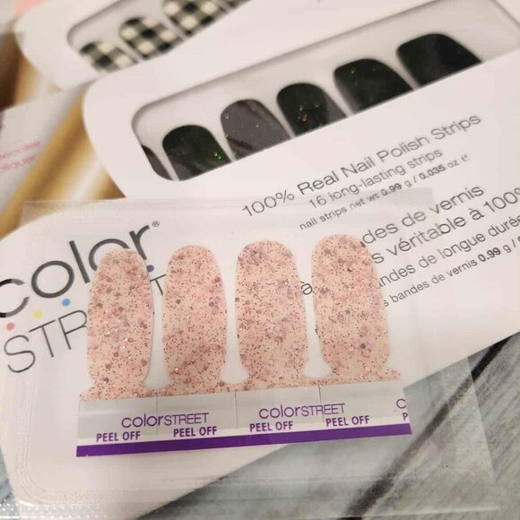 Retired Color Street- Pink and Black Bundle - Picture 11 of 13